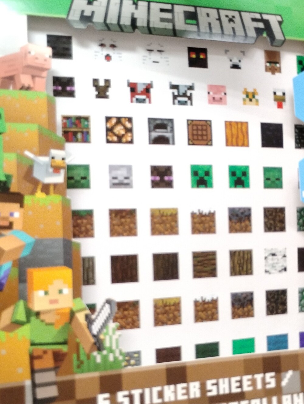 Kids' Minecraft Sticker Sheet Set